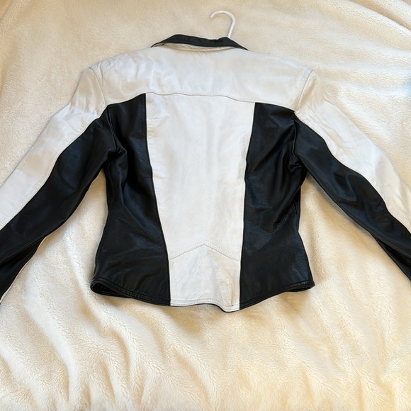 1980s Leather Vintage Motorcycle Jacket - Picture 2 of 7